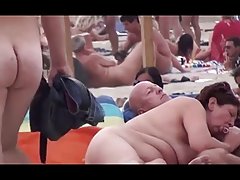 חוף נודיסטים - זימה זוגות exhiibitions ציבורית